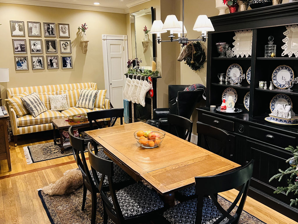 Dining Room area arranged by Colleen Van Houten